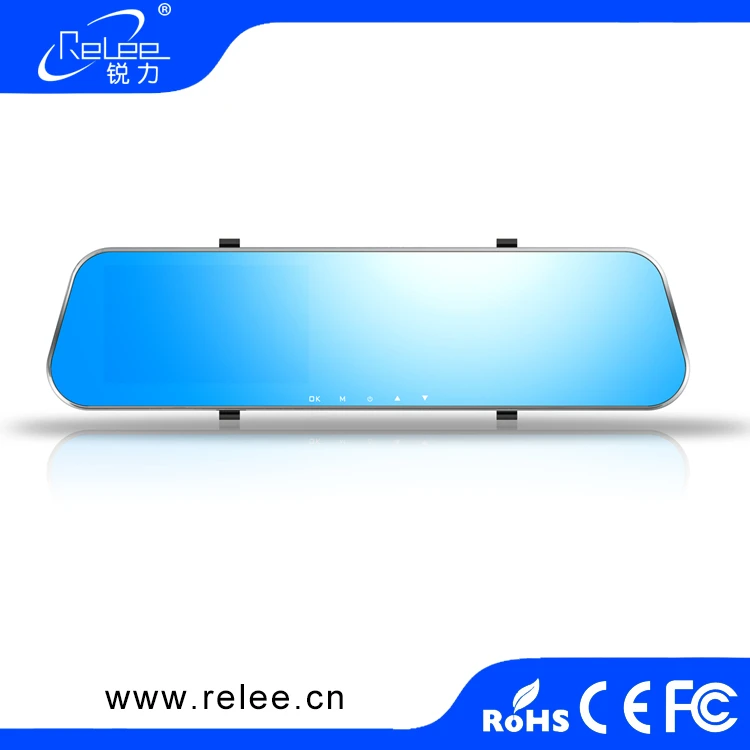 4.19 inch Car Dvr Rearview Mirror Camera 170 Degree Car DVR with Dual Lens