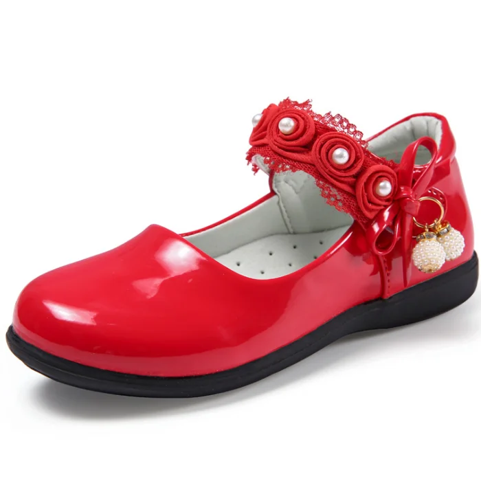 
Beautiful Girls Shoes China Factory Dress Shoes Kids Princess Shoes 