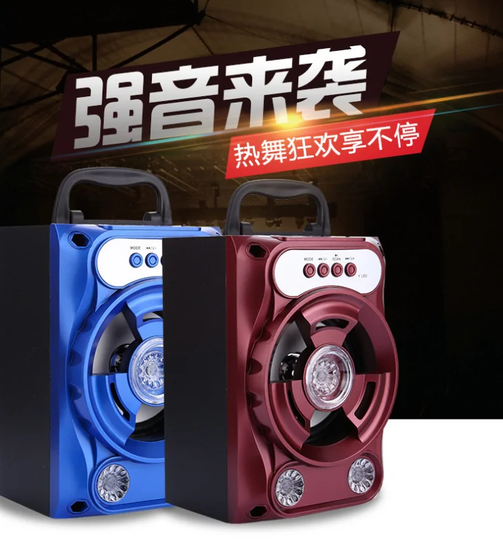 LED bluetooth speaker D-B16 Wireless Wood Portable Wooden good price Bluetooth Speaker