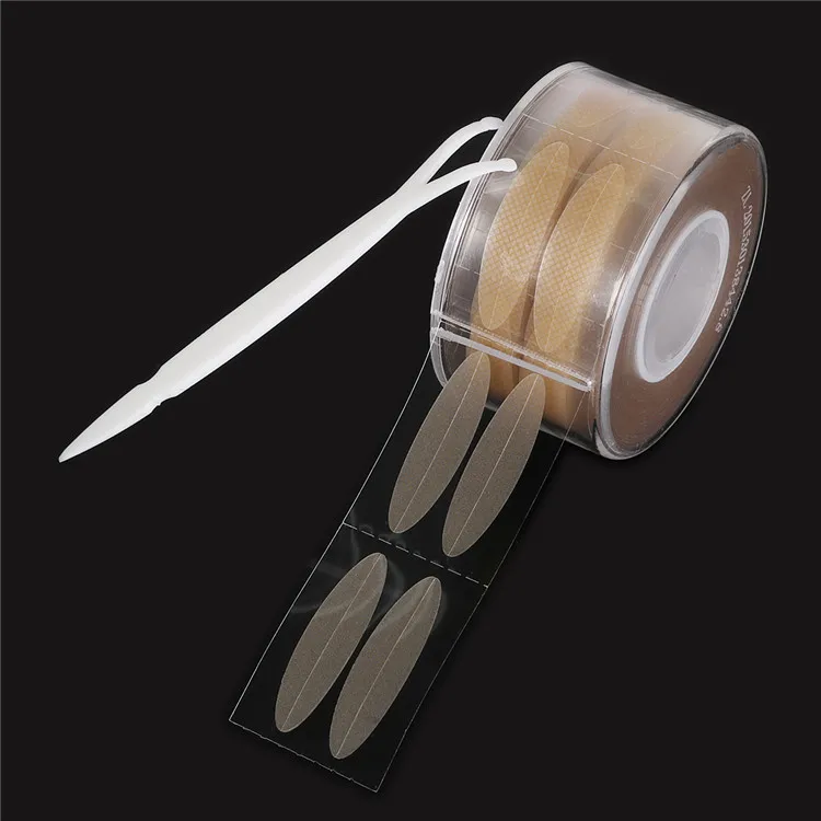 600pcs S/L Invisible Double Fold Clear Beige Stripe Self-adhesive Sticker Eye Tape Double Eyelid