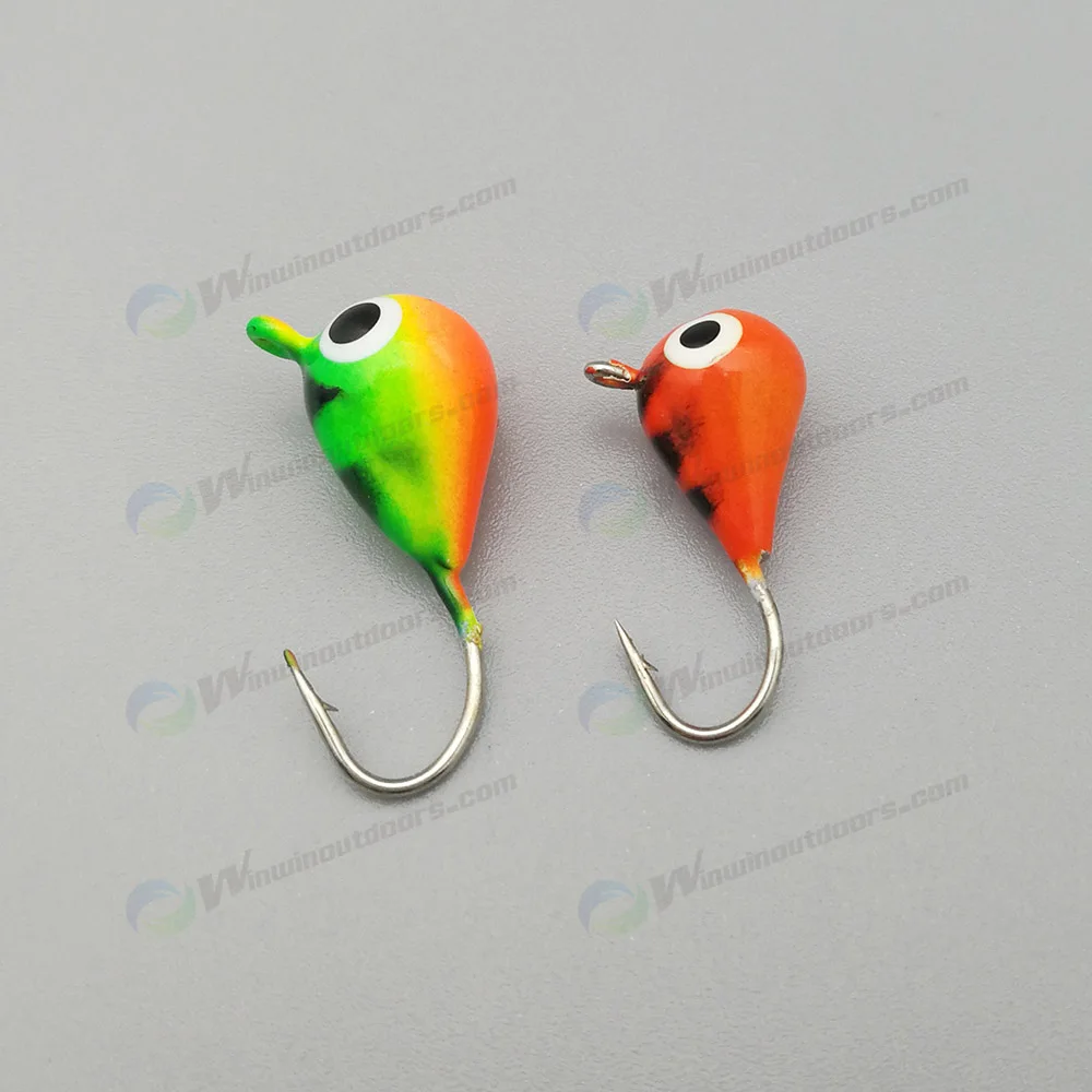 All colors  customized tungsten micro jig,  ice fishing lures