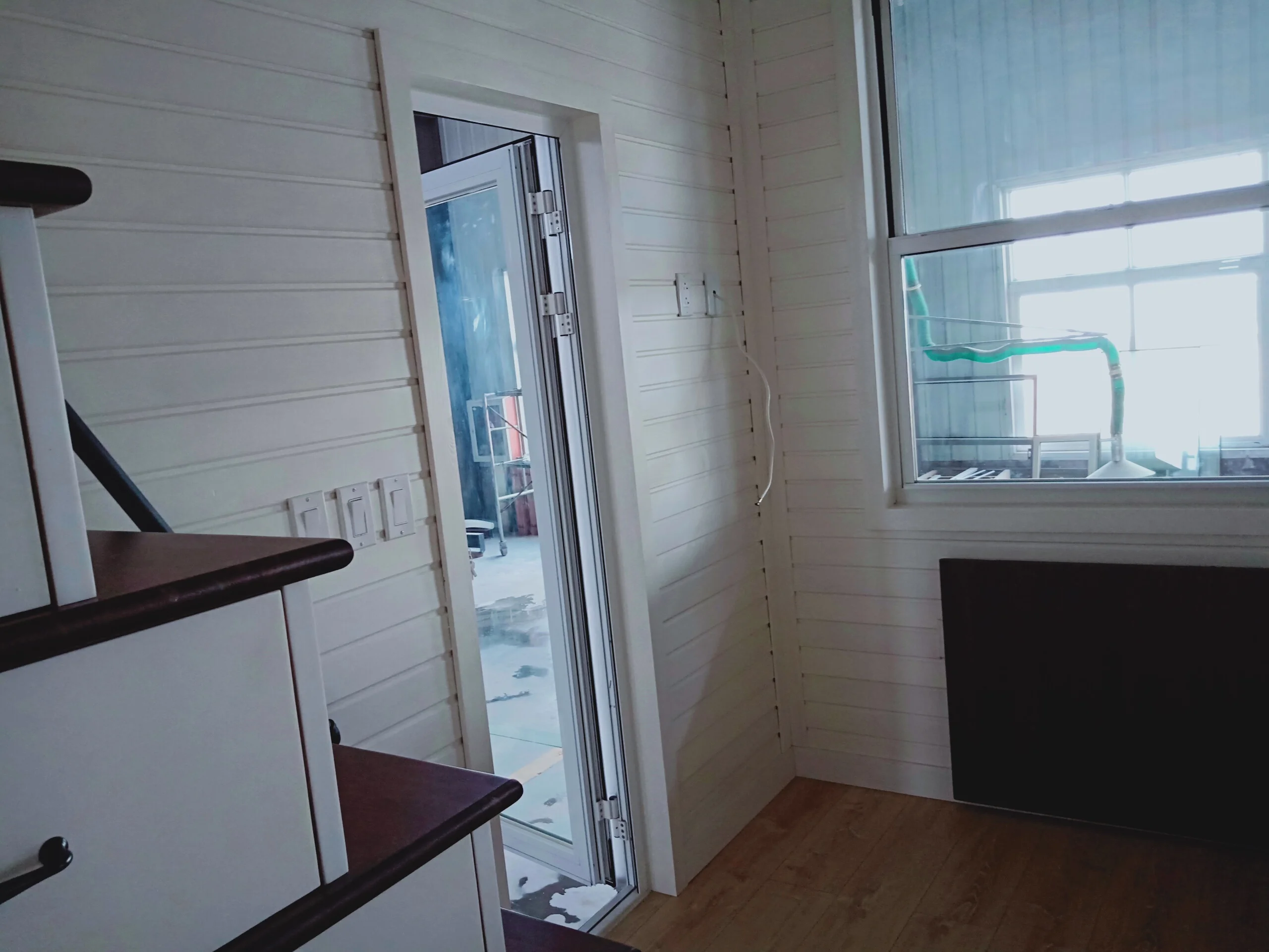 Tiny house travel trailer prefab modular prefabricated wooden house Romania