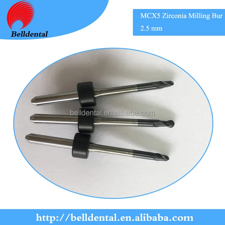 Система CAD CAM с покрытием DLC стоматологические циркониевые фрезерные боры для Sirona MCX5