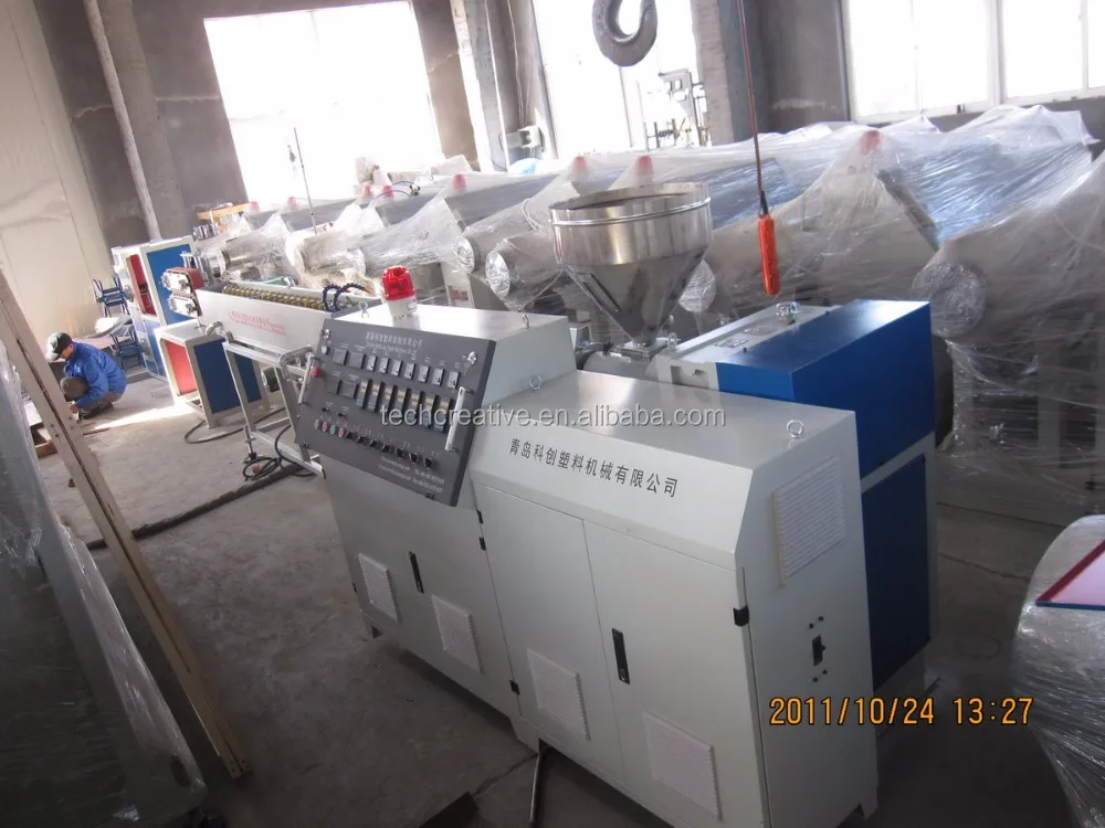 PE plastic welding rod extruding machine