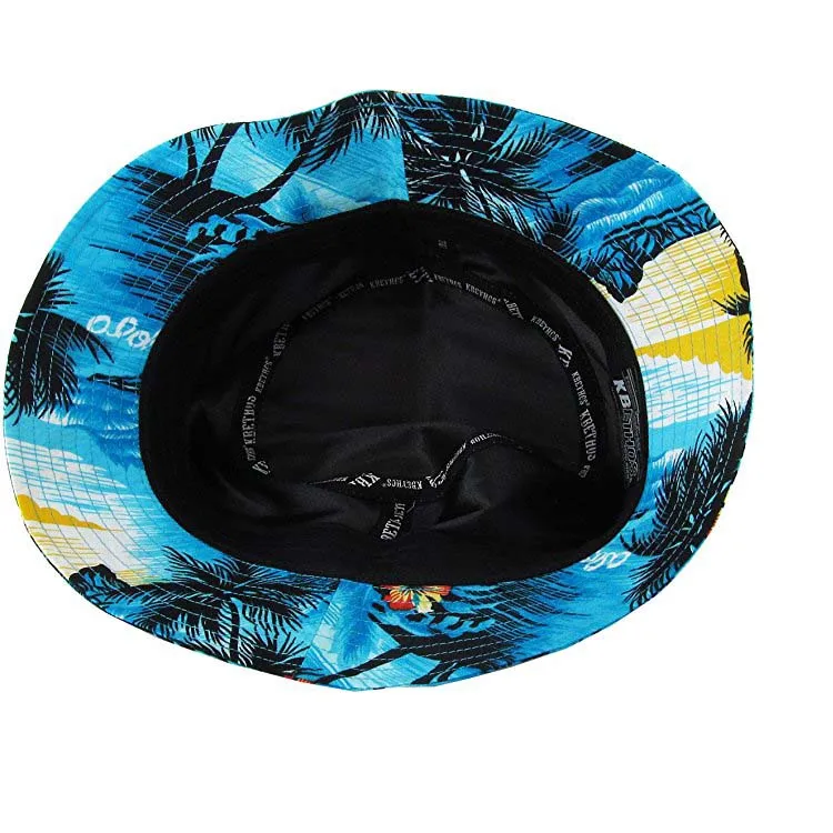 All Over Print Kids Hawaiian Bucket Hat Summer Sun Cap Boonie Hat