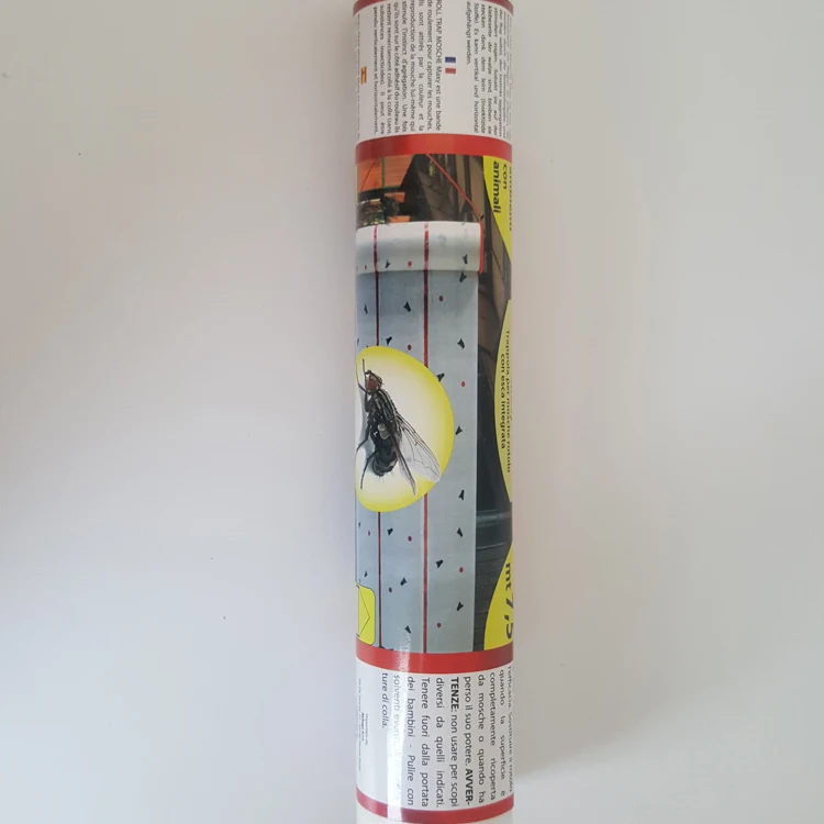 Big roll color ribbon glue fly trap fruit paper