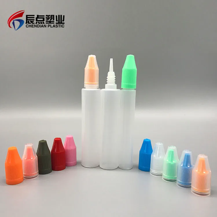 Оптовая продажа низкая цена высокое качество 30 мл E-жидкая пластика косметический pe капельницы