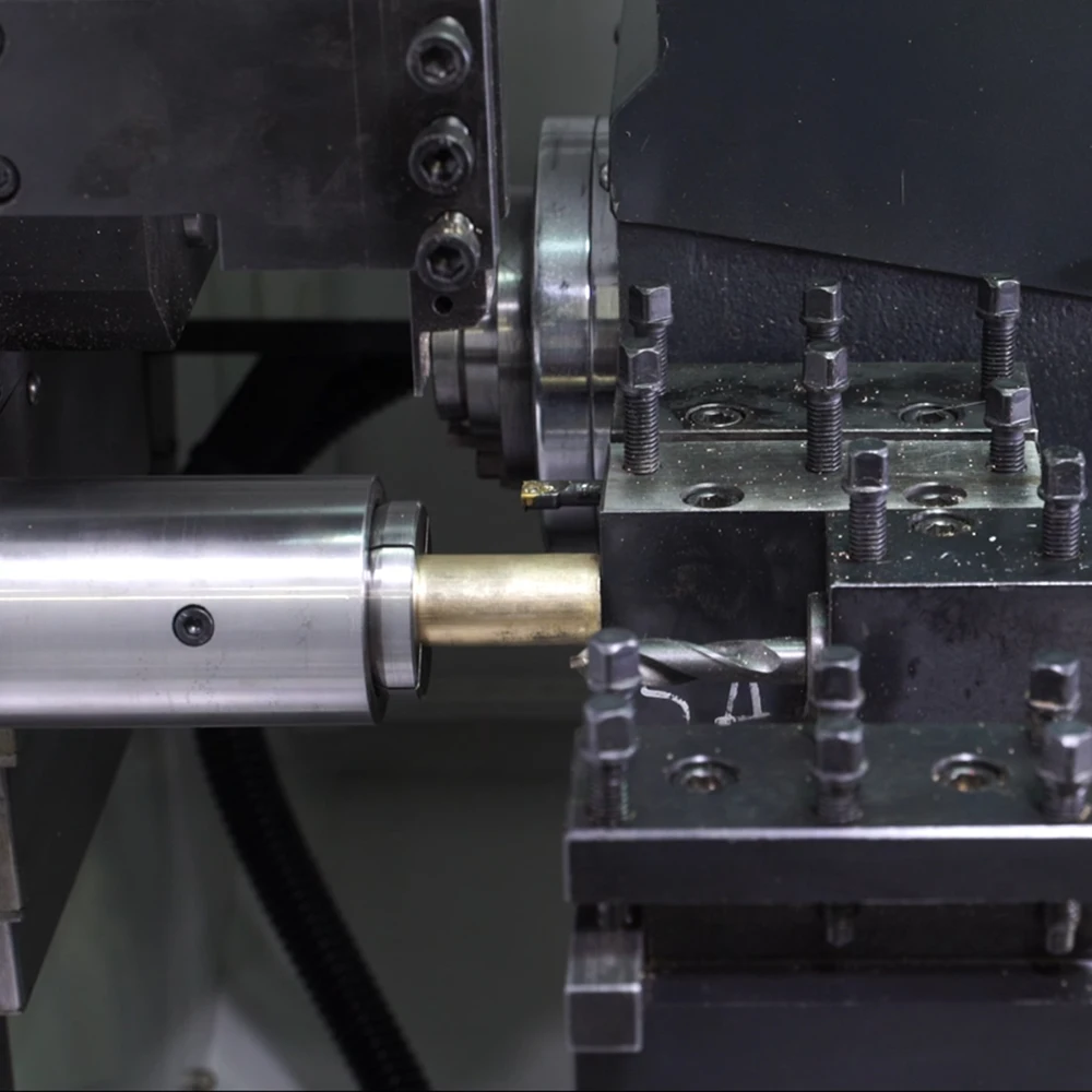 New design highly automatic cheap mini dual spindle lathe cnc for steel