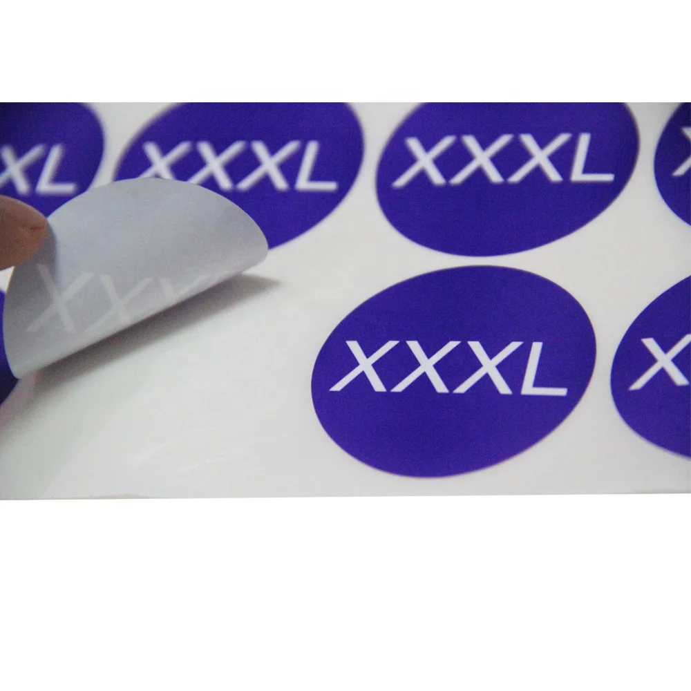 Custom Waterproof Paper Size Labels and Stickers Self-Adhesive Private Label Sticker Printing