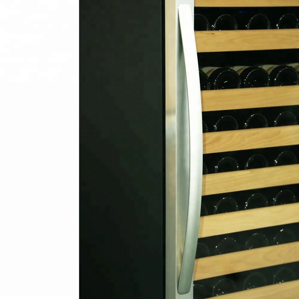 
electric built in red under counter wine refrigerator fridge 