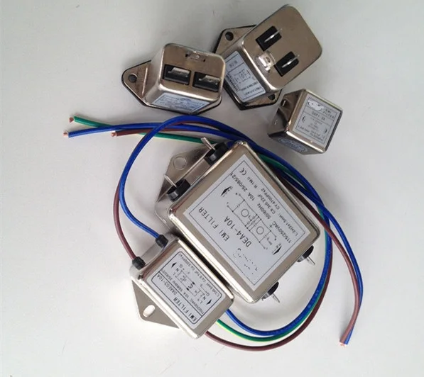 Single phase noise filter double phase line filter electrical noise filter