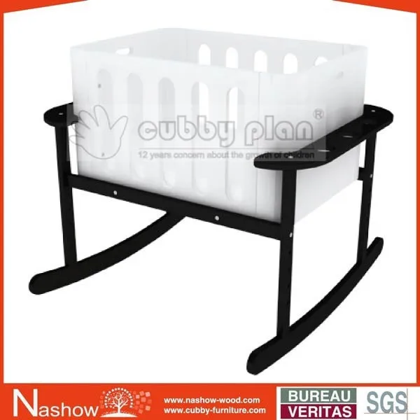 
Cubby Plan LMBN-003 New 2 in 1 Wooden Baby Swing Bassinet/Baby Cot/ Baby Cradle 