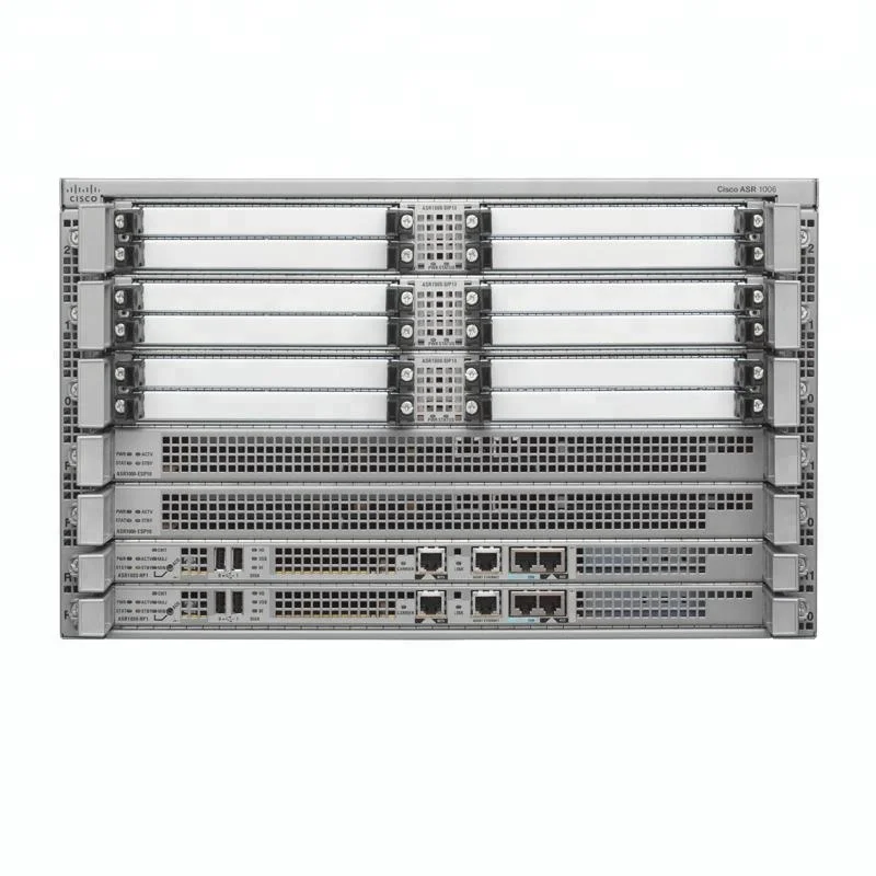 Original New Router ASR1006 Chassis Dual P/S Network Router ASR1006