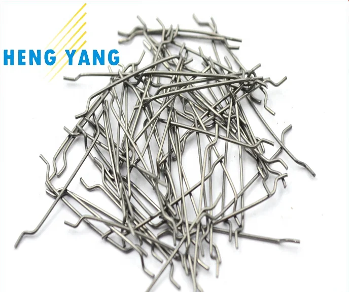 Cold Drawn Hooked End Steel Fiber Tensile Strength > 1100 N/mm