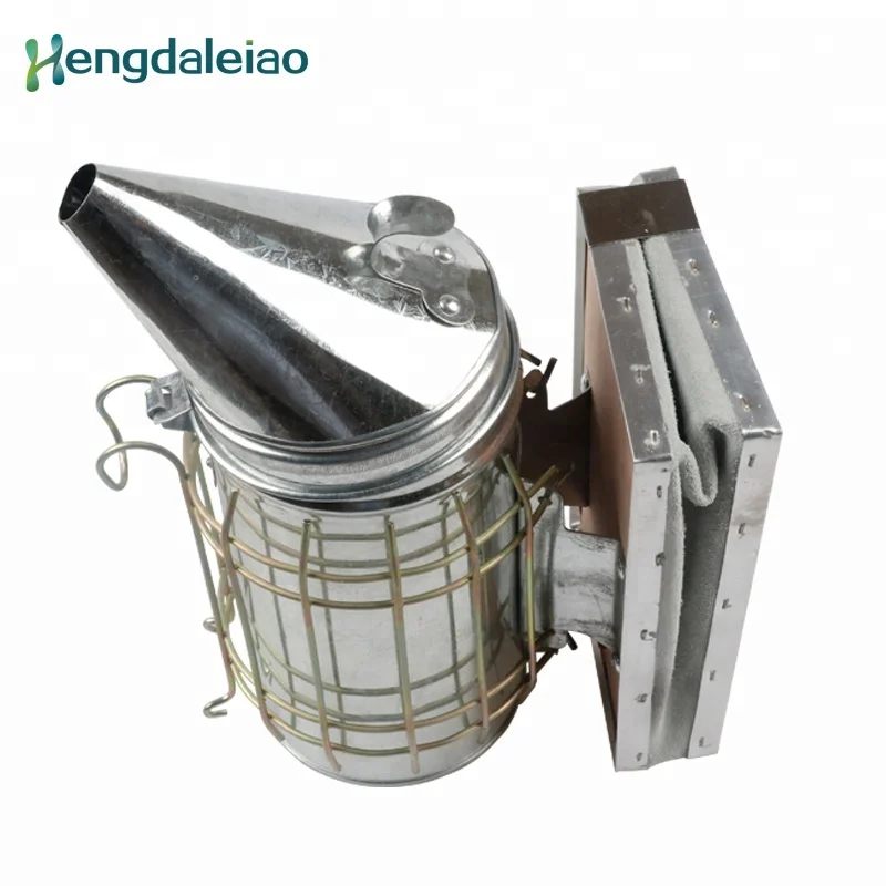 Manual Galvanized Bee Smoker For Beekeeping Equipment