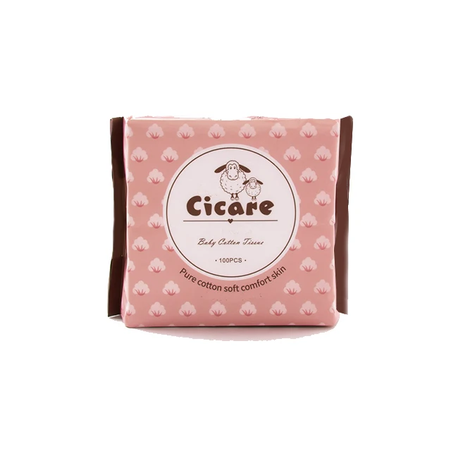
100% cotton Disposable Cleansing Cloths Soft-Spun fabric dry wipe,baby care dry wet wipe 