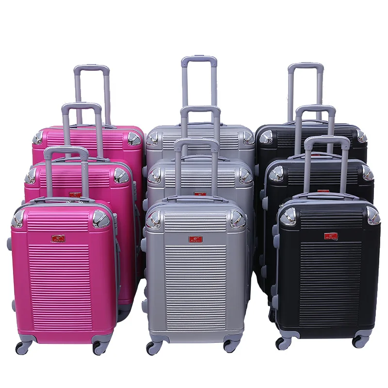 
European Hot Sale 3 Piece ABS Travelling Luggage Set 