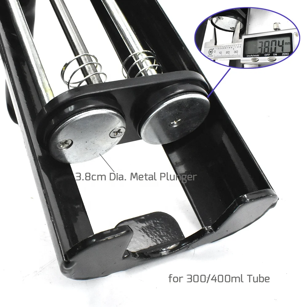 400 мл двойной картридж, эпоксидная смола, металлический пистолет для герметизации с ручкой с ПВХ покрытием