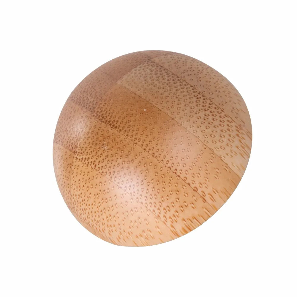 5g Ball Shape Bamboo Double Wall Cosmetic Cream Jar