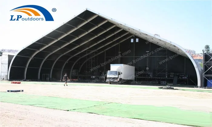 Large aluminum curved structure sport Tent aircraft hangar Tent for outdoors