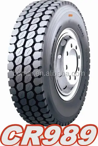 CST Brand TBR Radial Truck Tire Tyre Pattern CR989 Size 9.00R20 10.00R20 11.00R20 12.00R20