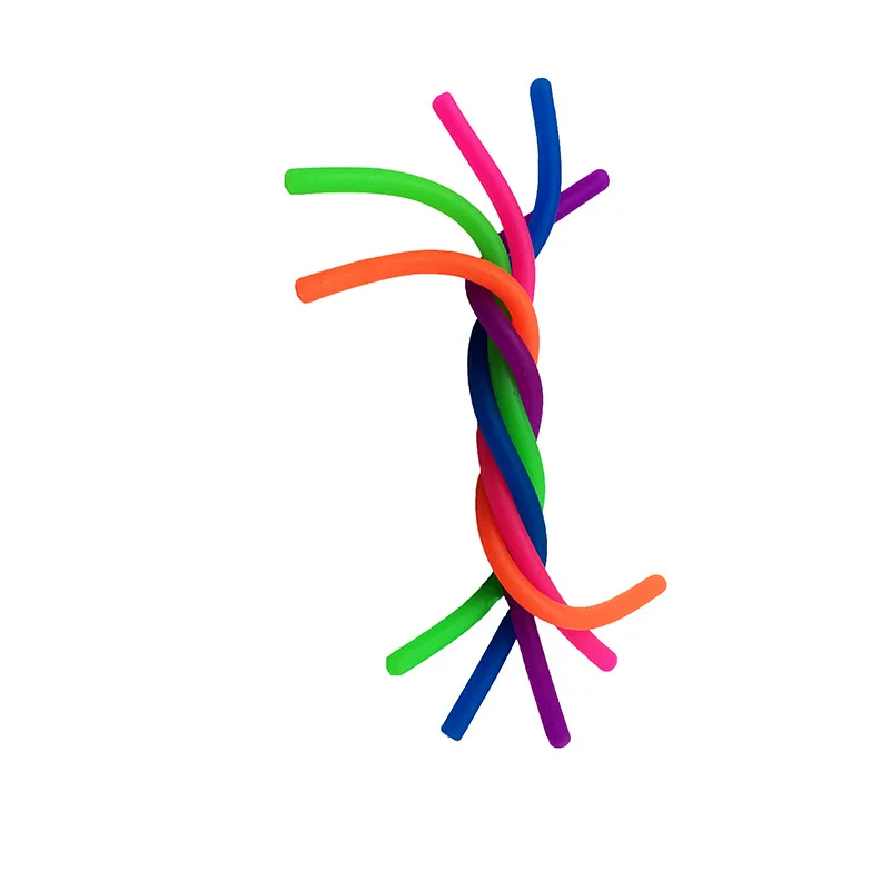 Случайный цвет, фиджет, снятие стресса, мягкие Стрейчевые игрушки