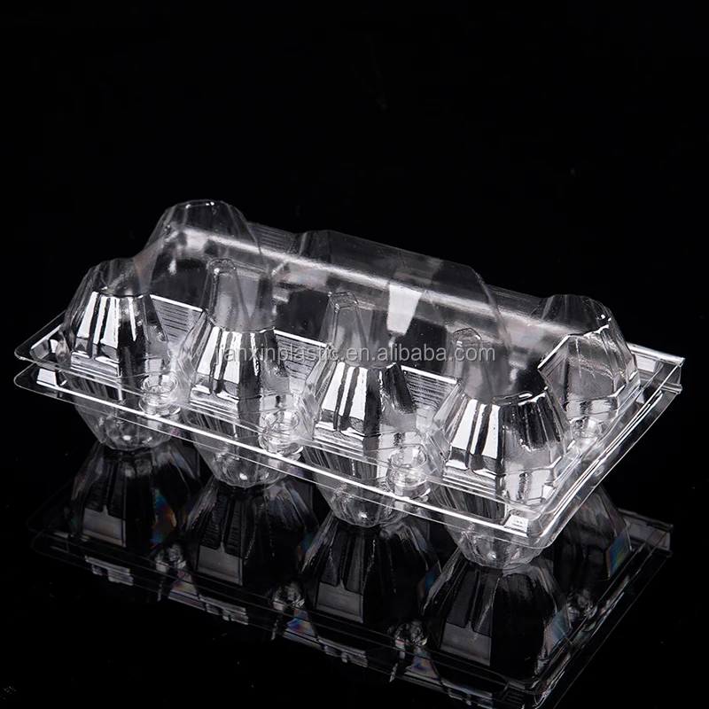 Custom boxes with logo plastic clear egg tray chicken egg cartons egg packaging box