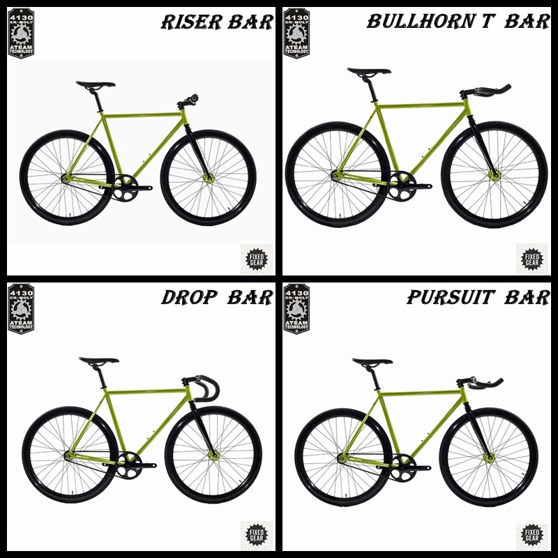 Fixie Bike AM4 -Single speed 700C China steel frame gear bike bicycle cycles oem brand fixed gear
