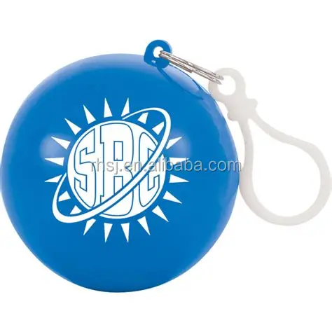 Best price disposable rain poncho in plastic ball