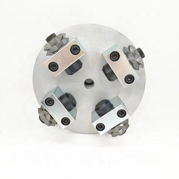 150mm 4 rollers hand grinder bush hammered