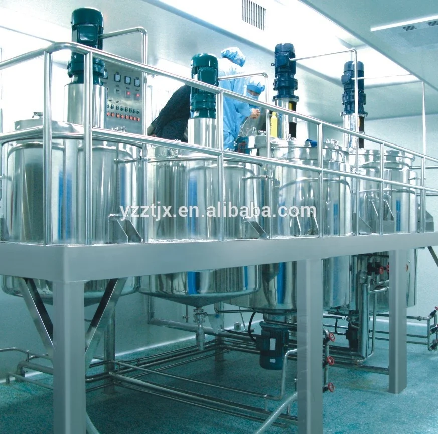 ZT-100L Reaction agitator kettle/stainless steel tank with mixer/mixer tank coametics liquid/cream/shampoo