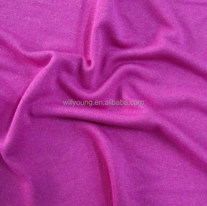 Jersey Knit Fabric with 95% Cotton 5% Spandex 160-180gsm Single Jersey Fabric for Garment Lining Sports Wear
