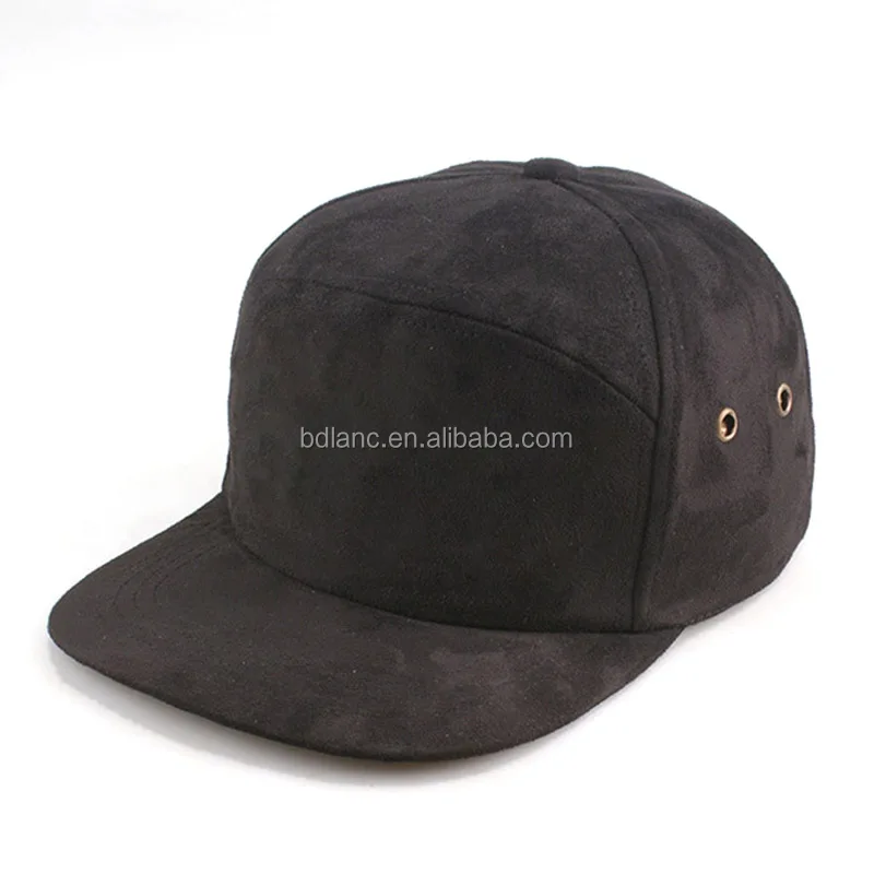 New Five Panel Snapback Baseball Cap For Men Women Flat bill Hat Casquette Suede Blank 5 Panel camper hat