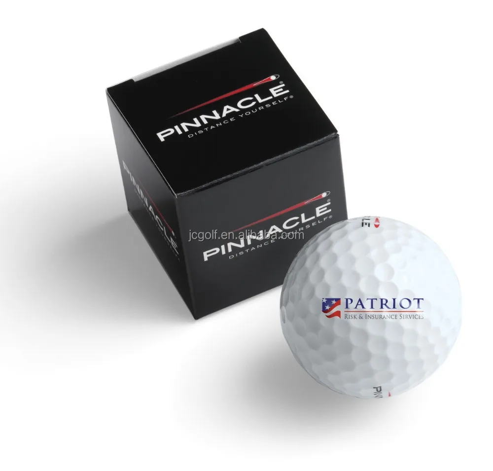 Фабрика подгонять белый 2-слойный логотип печатные рекламные мячи для гольфа