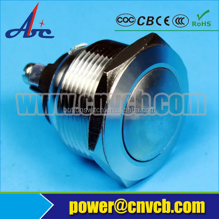 1906 19 мм голову мгновенный клеммная колодка дверной звонок переключатель