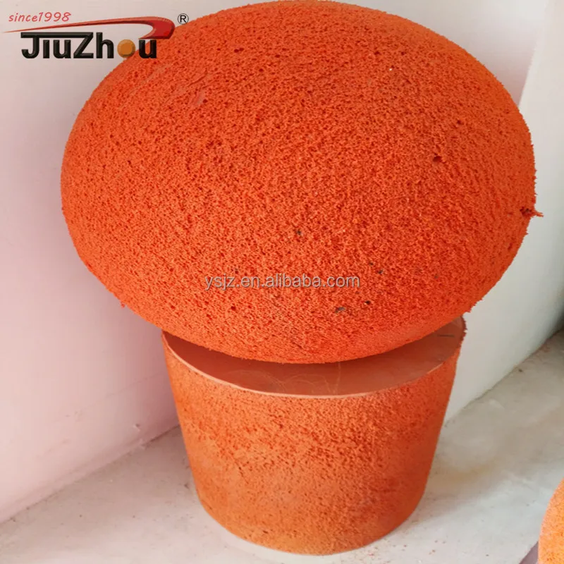 Concrete pump pipe soft /hard yellow cleaning sponge rubber ball