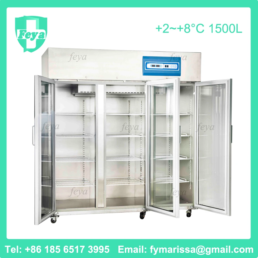 +2~+8C Medical Laboratory Pharmarcy Vaccine Upright Refrigerator with CE and 3 Years Warranty