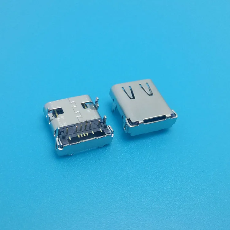  Гнездовой Usb-коннектор Xyfw Dip 24 контакта Тип C соединитель Usbc 3 1 разъем PCB вертикальный Smt гнездо Usb коннектор