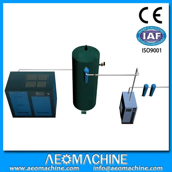 25Hp 18.5kw Stationary Oil Injected Air Compressor