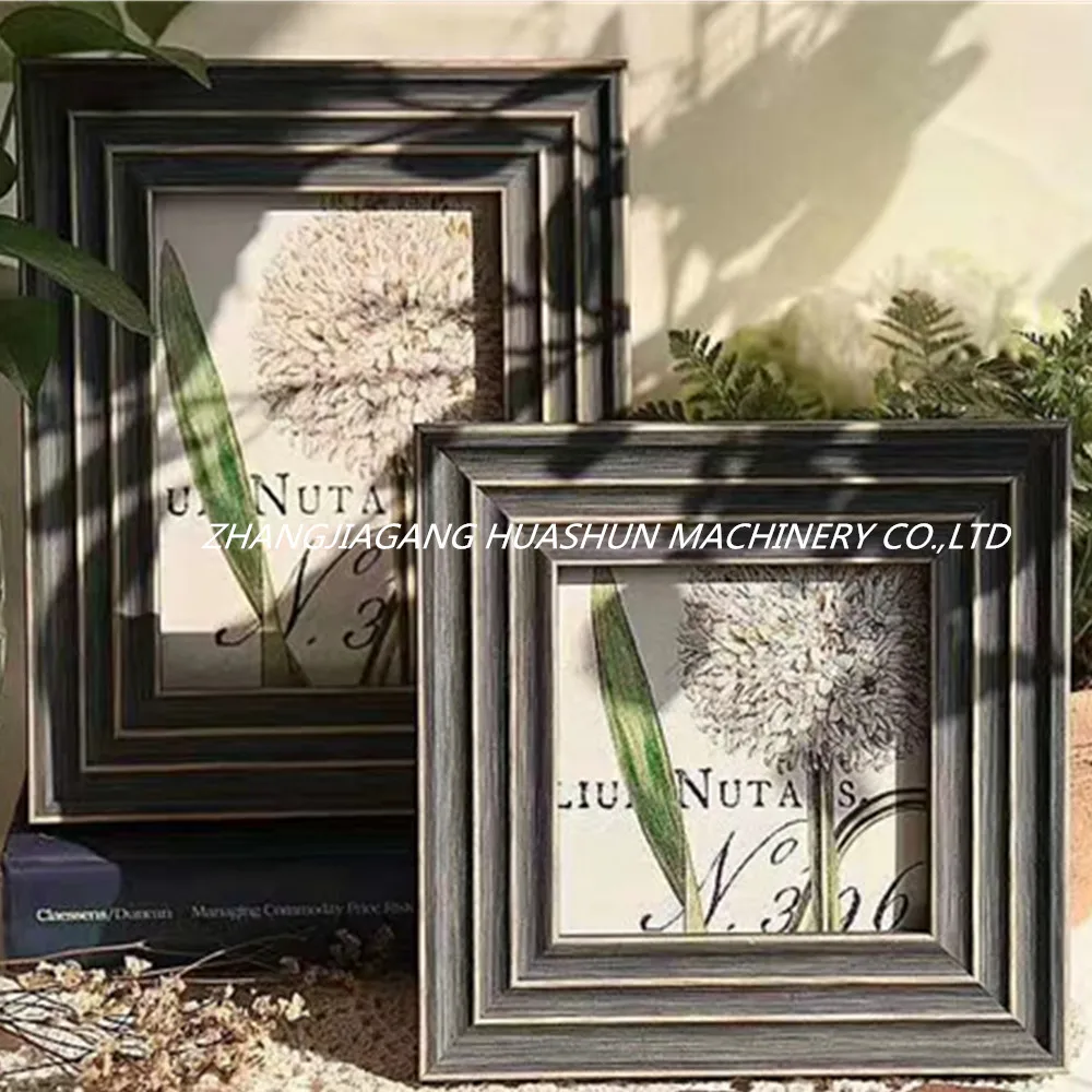 plastic baguette frame moulding profile making machine extruder line for pictures