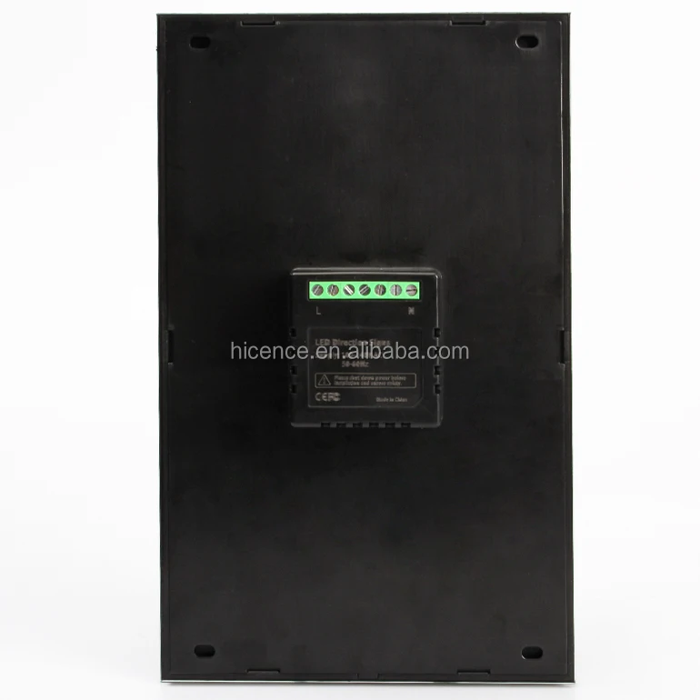 Customized Tempered Glass LED Door Signs