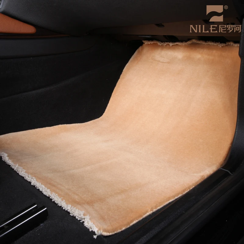 
Red Soft Wool Car Floor Mat Car Carpet Foot Mats 