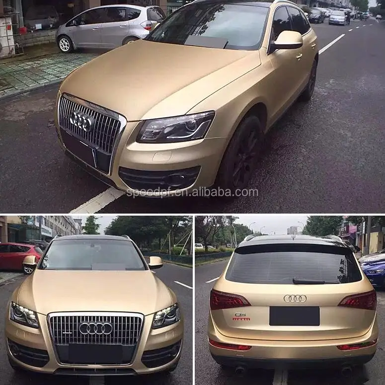 Popular Rose Pink Matte Chrome Metallic Vehicle Body Vinyl Car Wrapping Film