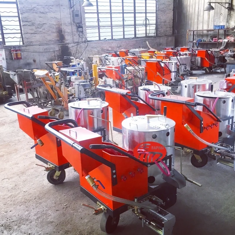 
Sports Field Thermoplastic Pavement Road Line Marking Machine Supplier zebra line marking road extrude hot melt paint line 