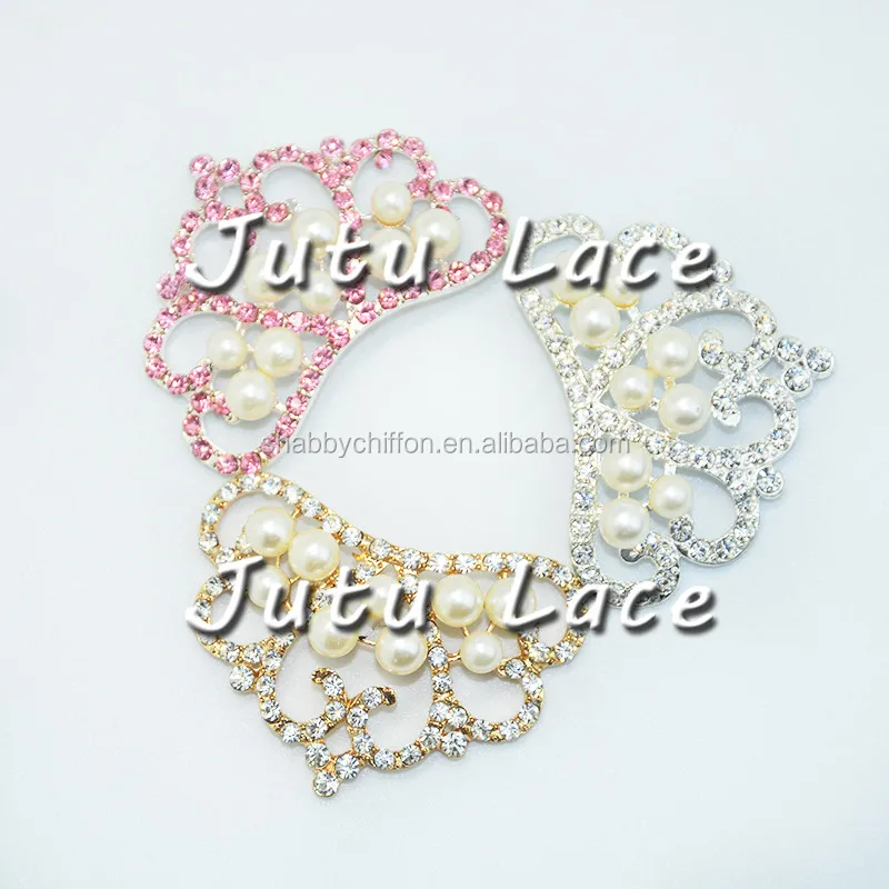 3 colors lady shiny jewelry crown applique / semicircle gem crown / rhinestone crystal crown pendant accessories