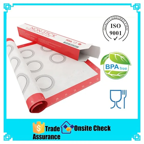 Антипригарное жаропрочных стекловолокна выпечки силикона коврик для духовки