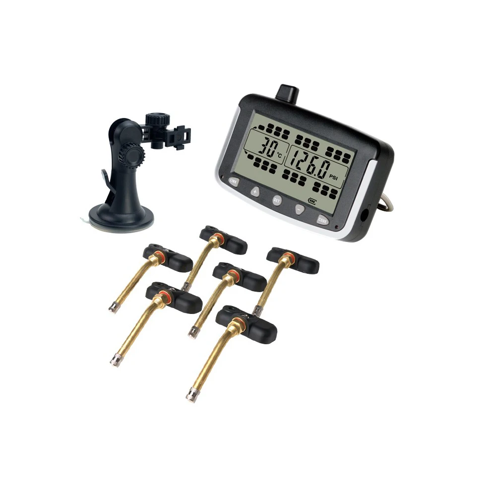 Truck and trailer RV motorhome external sensor Tire Pressure Monitoring System 38 tires TPMS