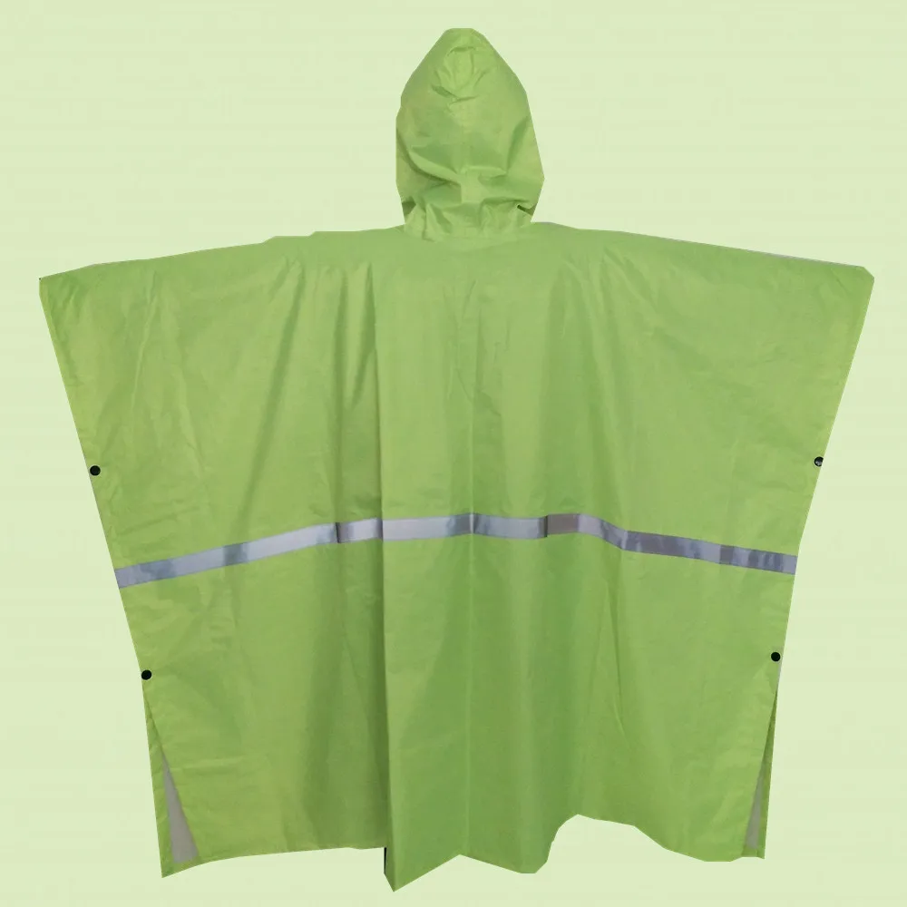 
High quality durable polyester waterproof raincoat/rain ponchodurable 