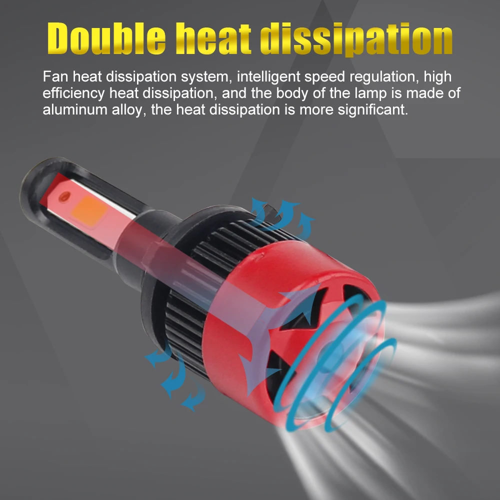 S2 Mini 360 Dimmable 9005 Headlight Bike h11 12v 35 35w 25 25w Motorcycle LED Bulb For Car Headlight