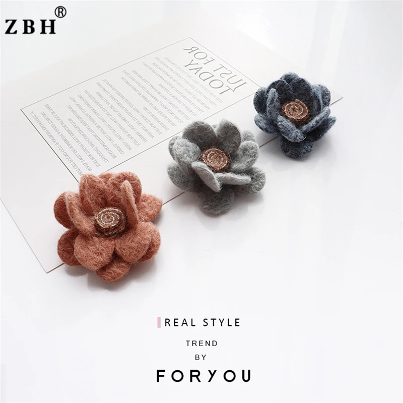 Factory Direct Sale Handmade Wool Diy Flowers